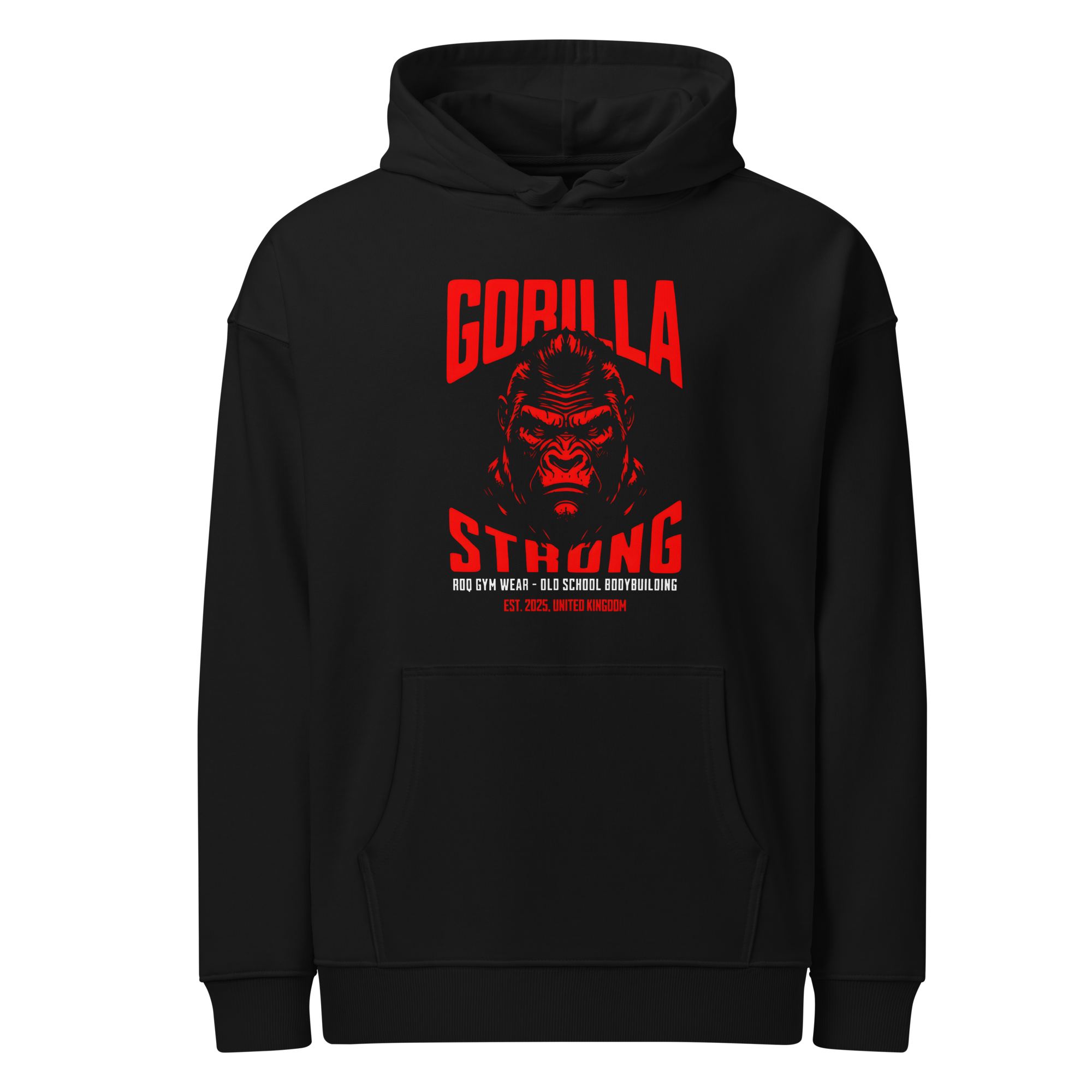 Gorilla Strong - Hoodie - Black