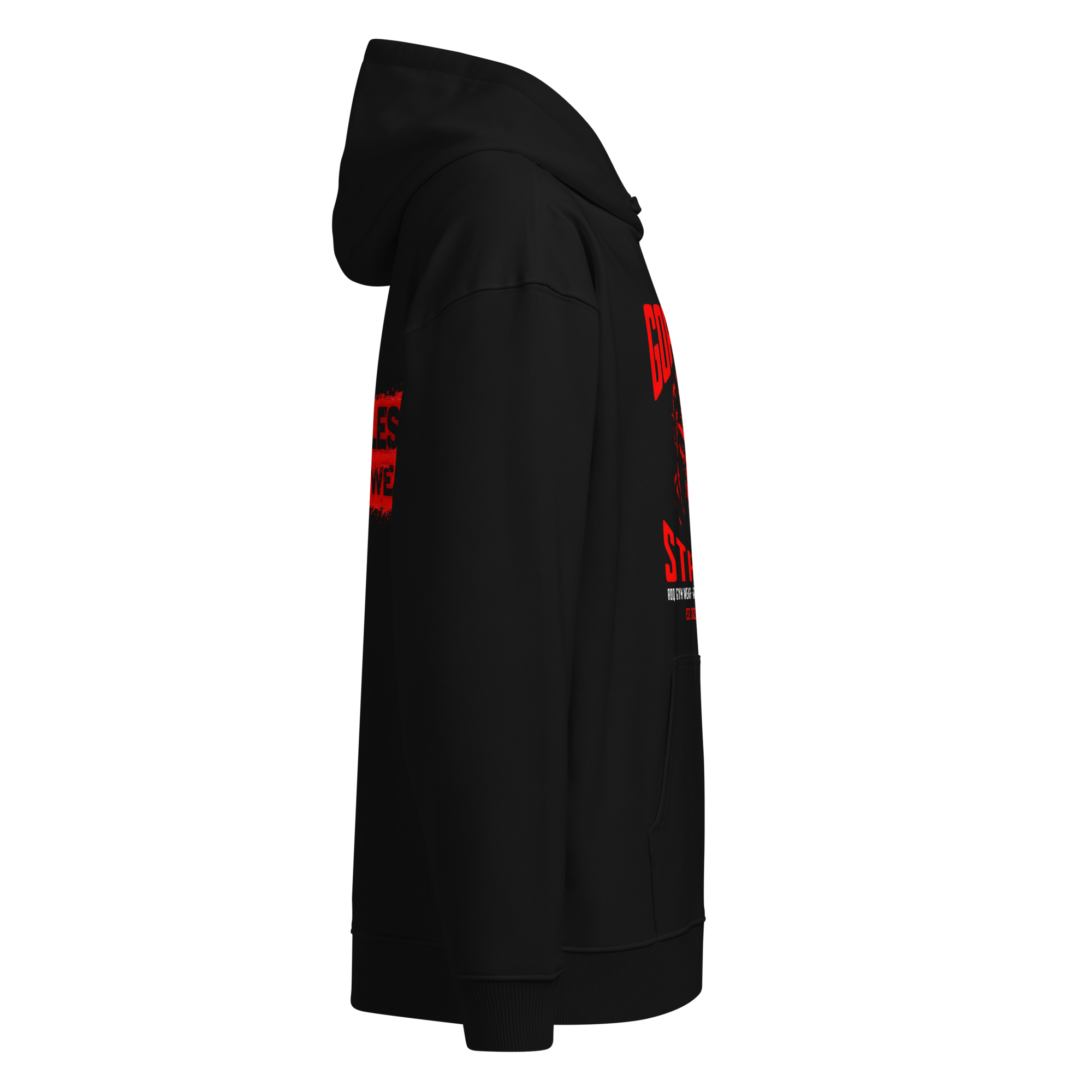 Gorilla Strong - Hoodie - Black