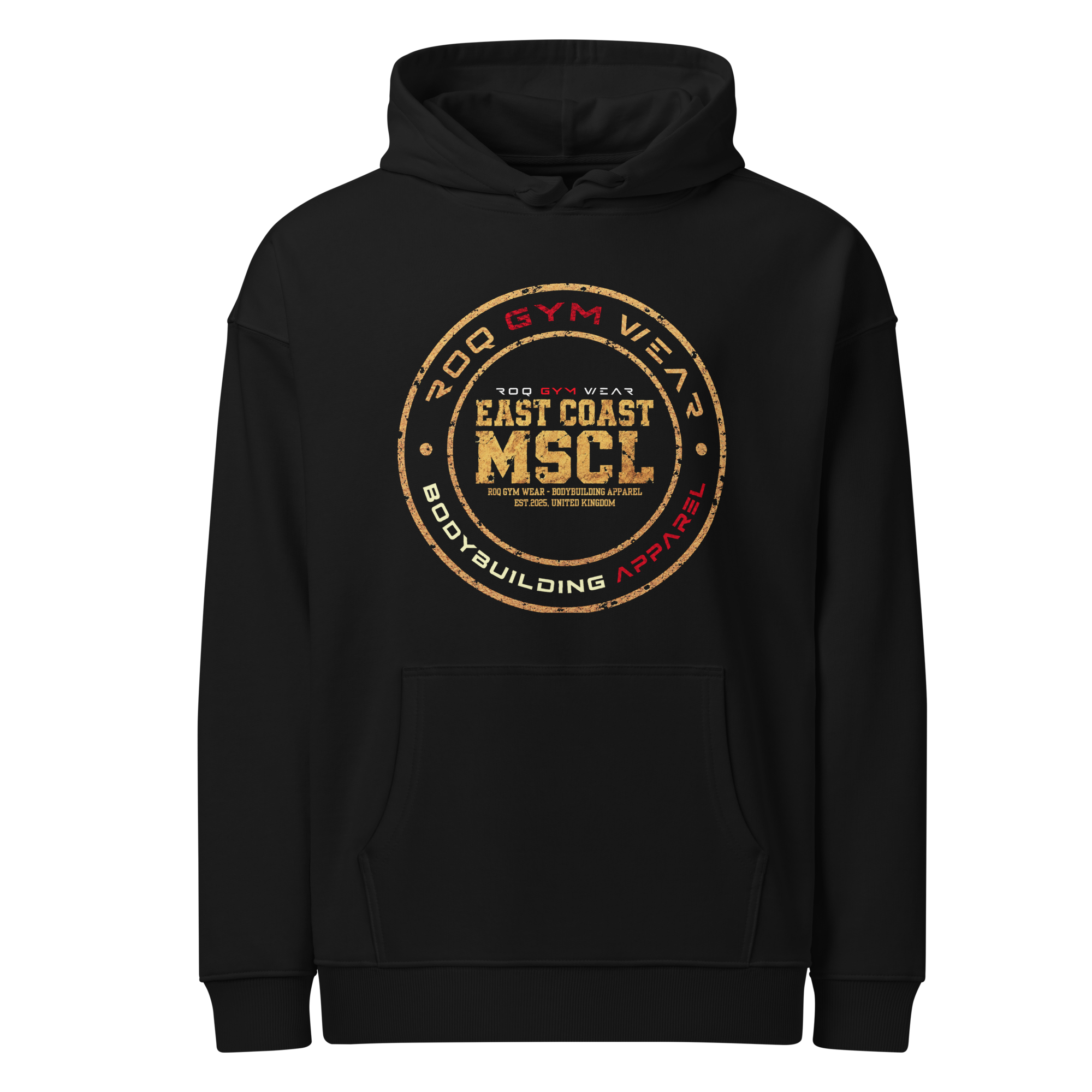 East Coast MSCL Gold - Hoodie - Black