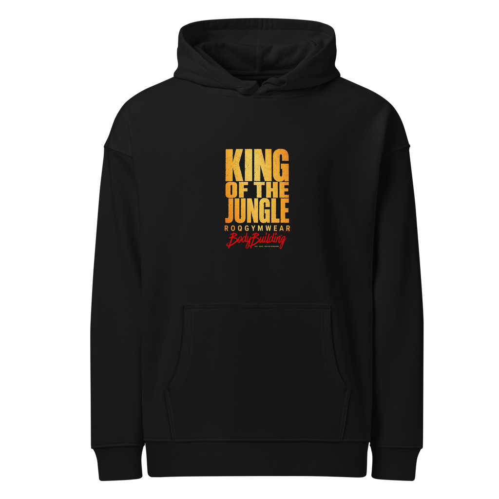 King Of The Jungle Gold - Hoodie - Black