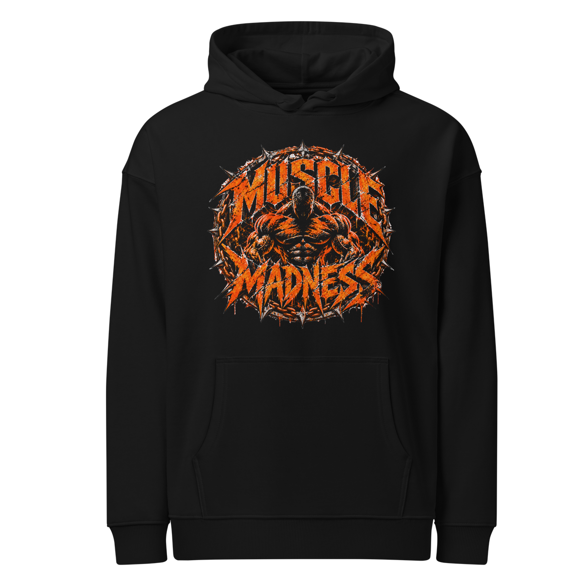 Muscle Madness - Hoodie - Black