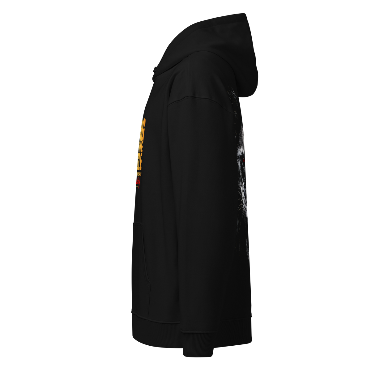 King Of The Jungle Gold - Hoodie - Black