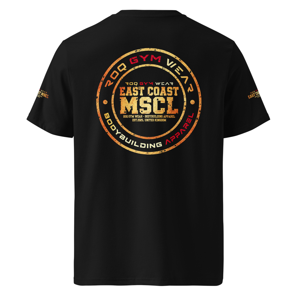 East Coast Muscle Gold - Regular T-Shirt - Black