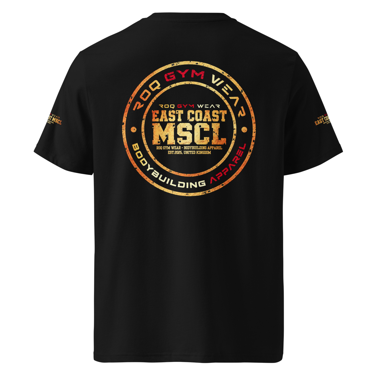 East Coast Muscle Gold - Regular T-Shirt - Black