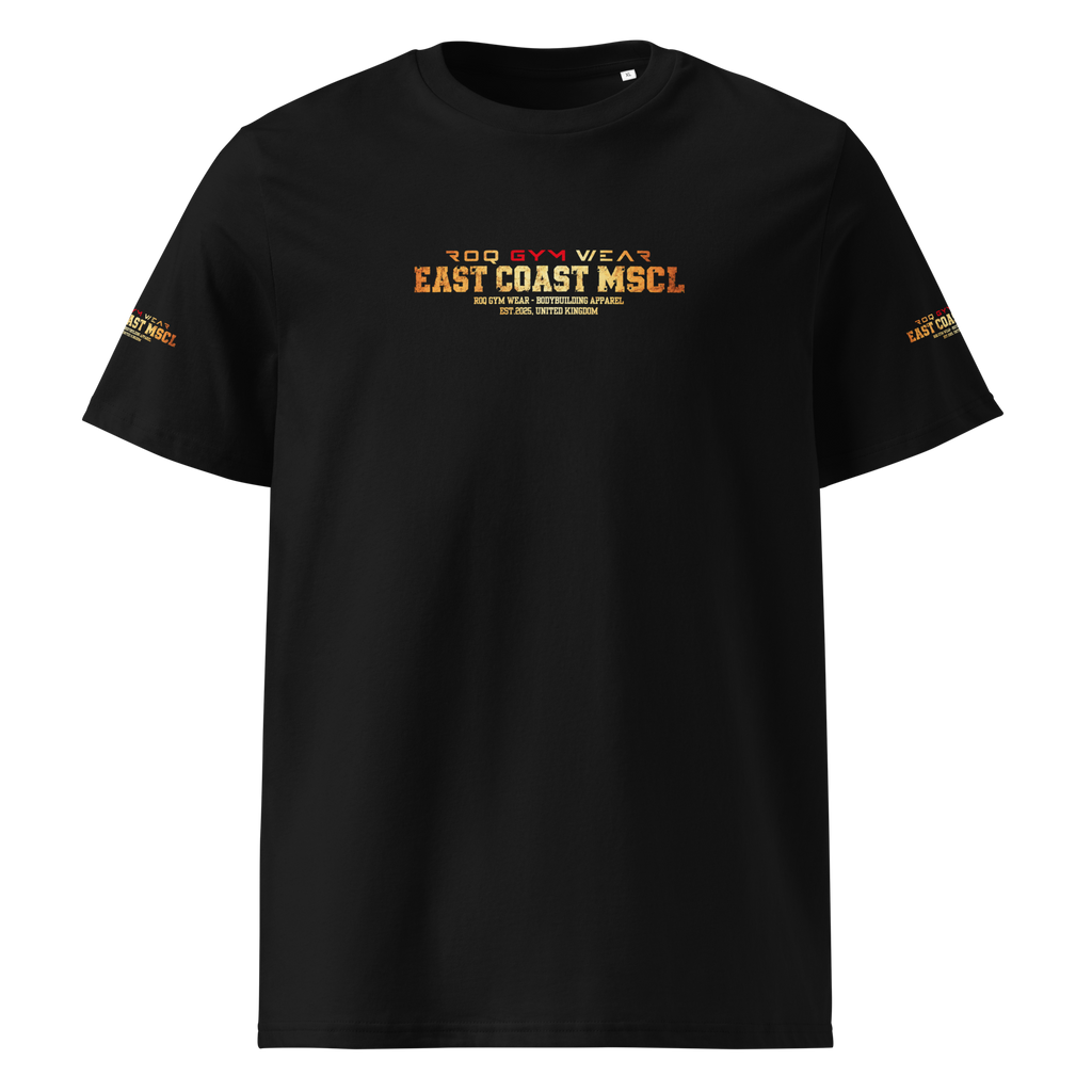 East Coast Muscle Gold - Regular T-Shirt - Black