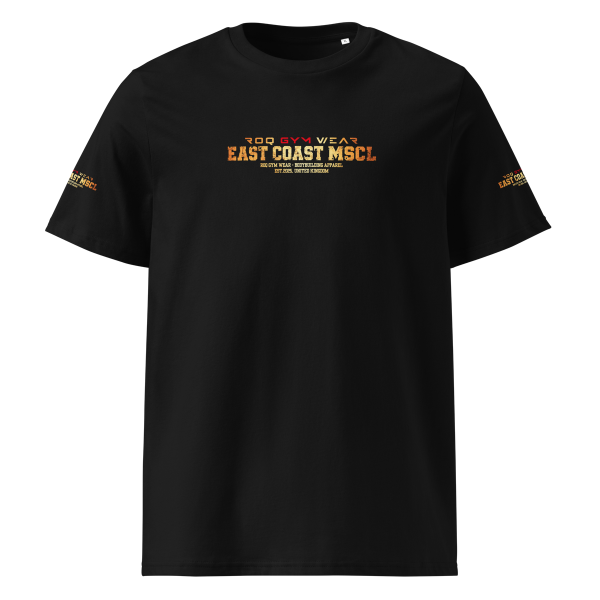 East Coast Muscle Gold - Regular T-Shirt - Black