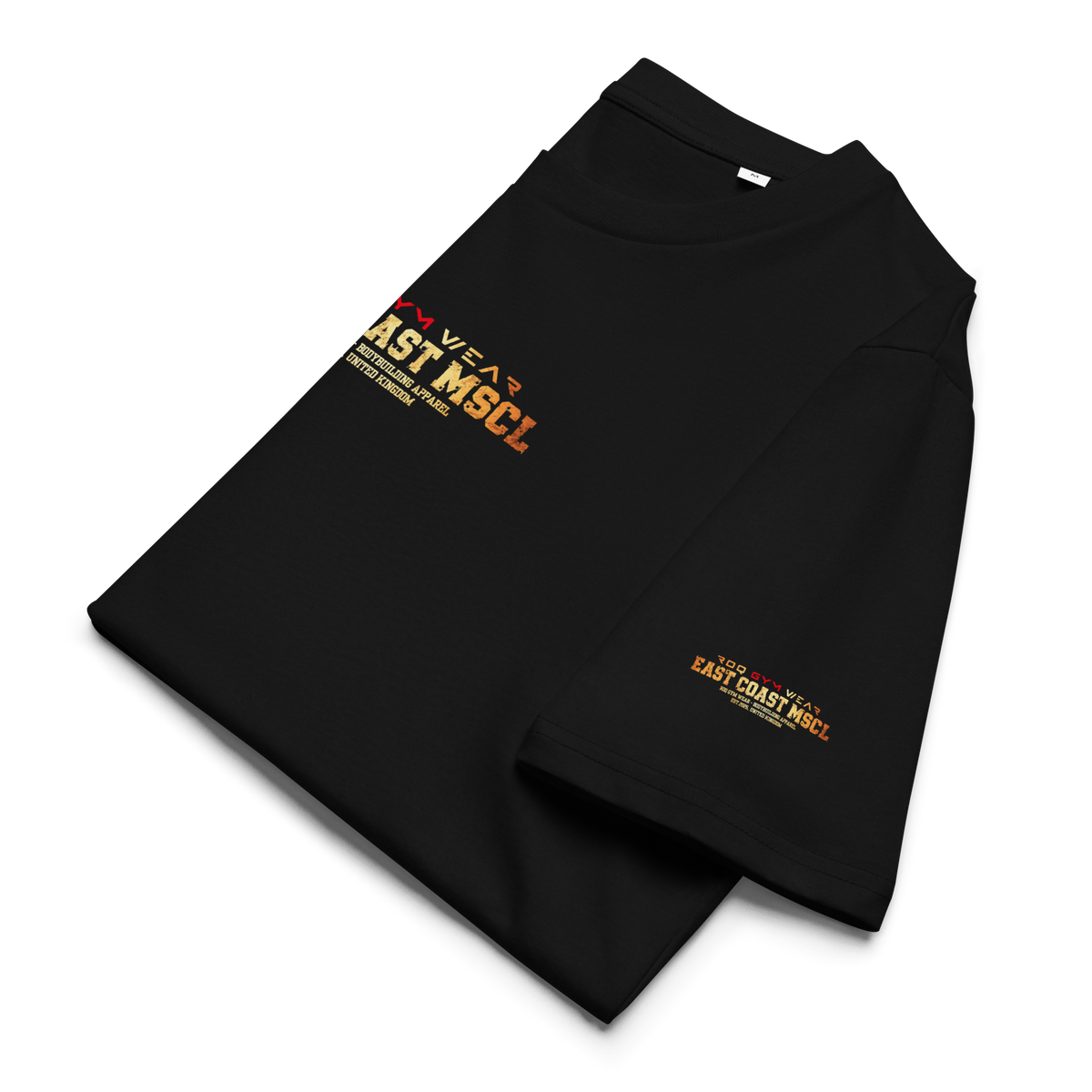 East Coast Muscle Gold - Regular T-Shirt - Black