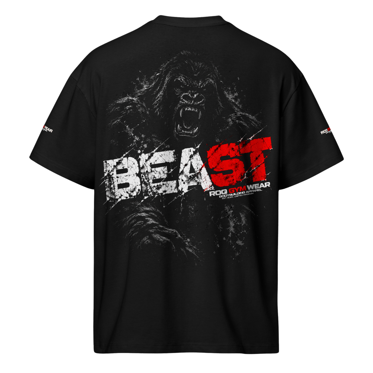 Beast - Oversized T-Shirt - Black/Blue