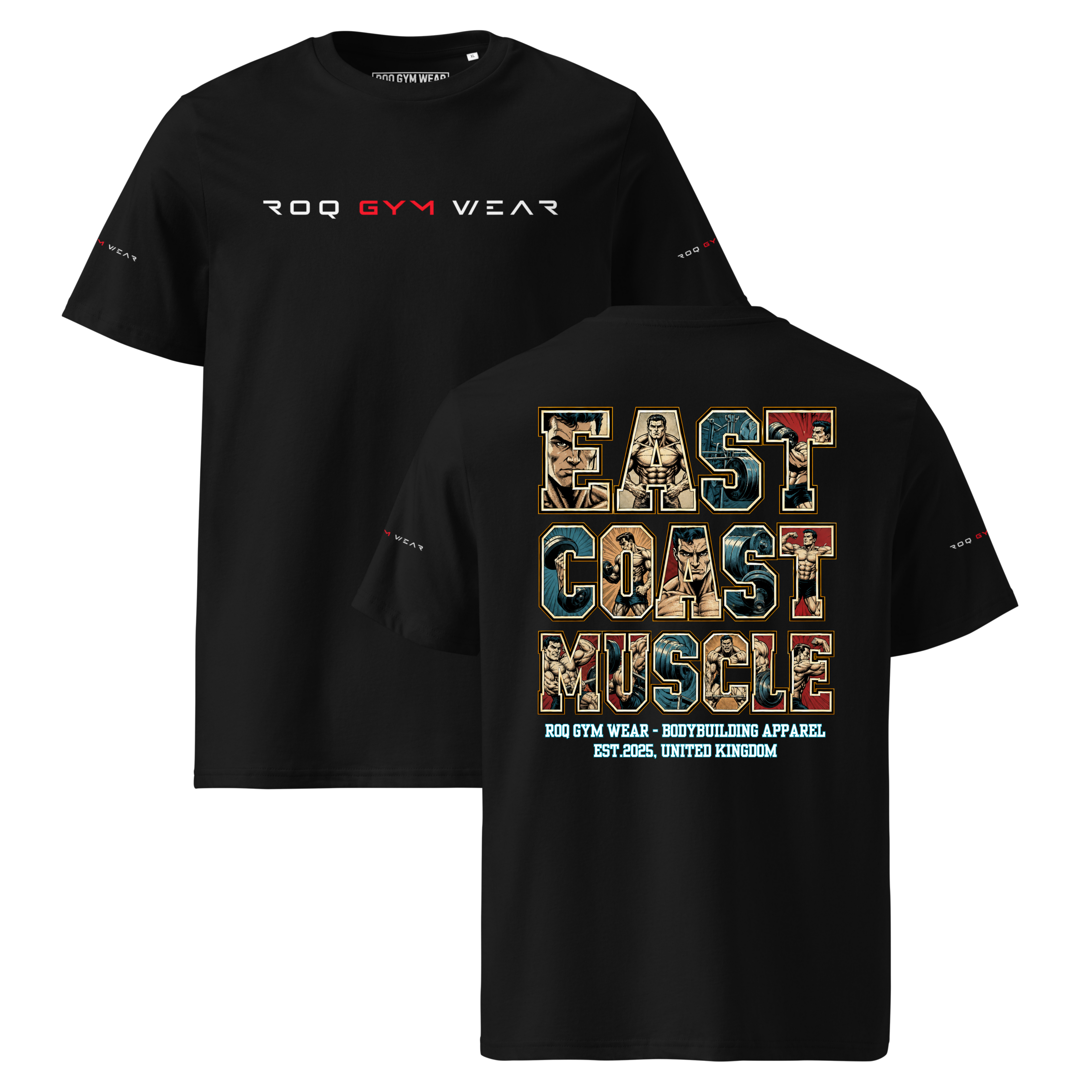 East Coast Muscle - Regular T-Shirt - Black