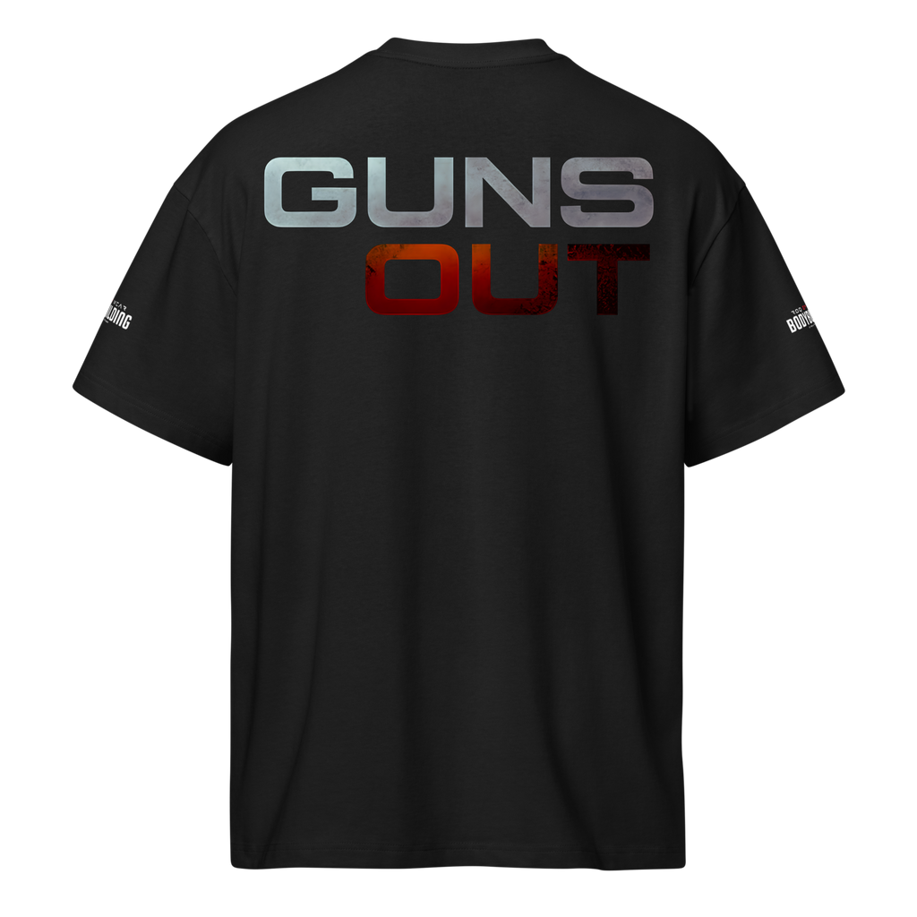 Guns Out - Oversized T-Shirt - Black