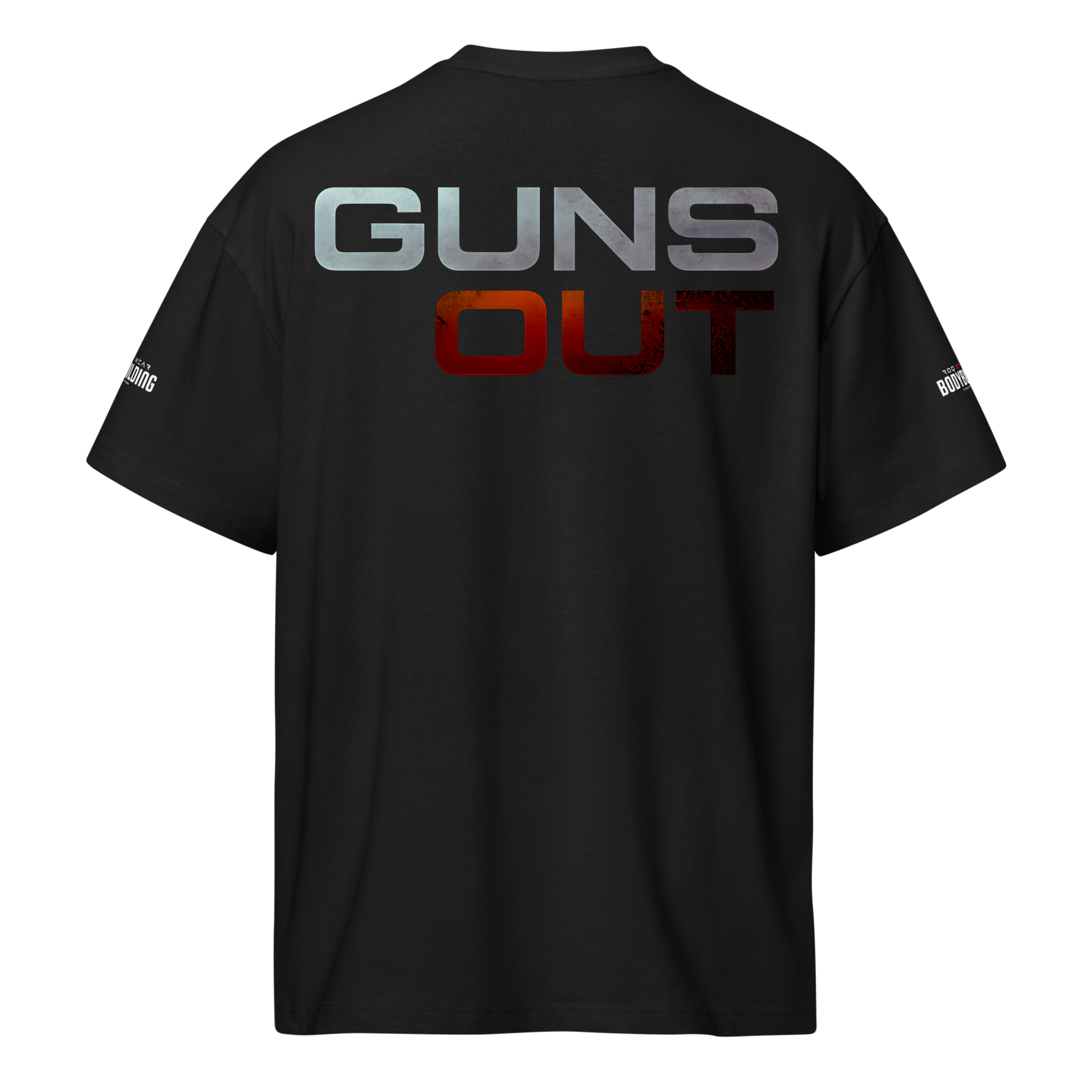 Guns Out - Oversized T-Shirt - Black