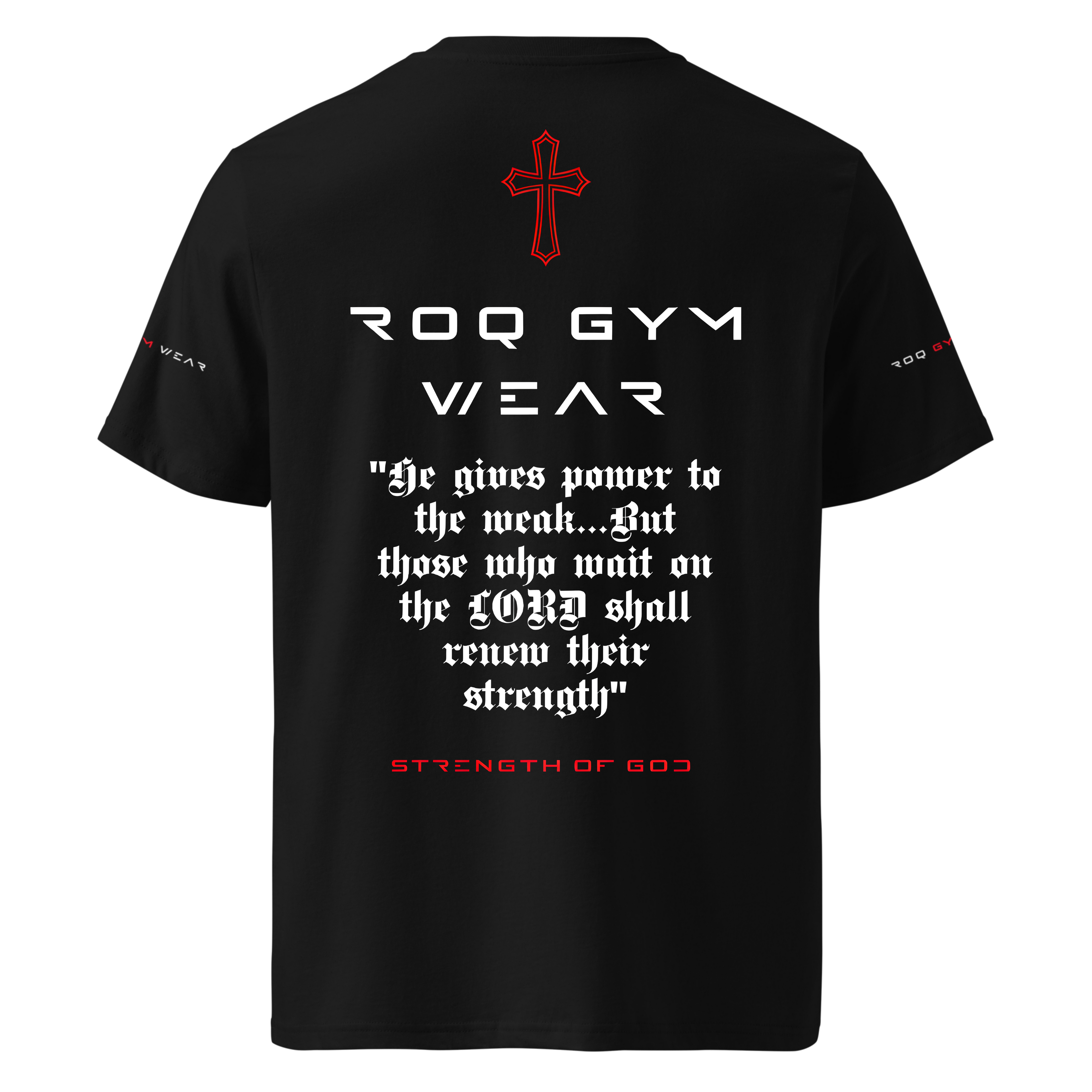 Strength Of God - Regular T-Shirt - Black
