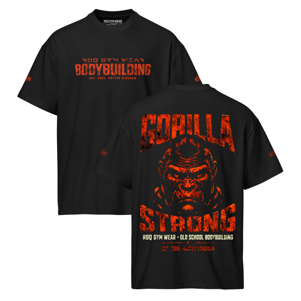 Gorilla Strong - Oversized T-Shirt - Black